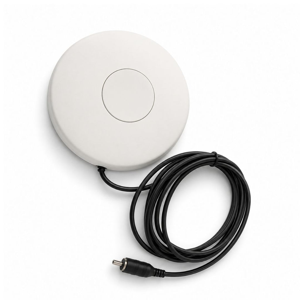 Pedal 360° blanco con cable para control de equipos PMU compatibles