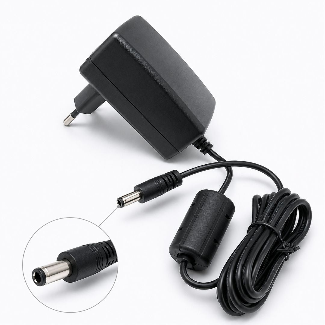 Alimentador AC/DC 24 V para PMU con cable integrado y clavijas EU y US