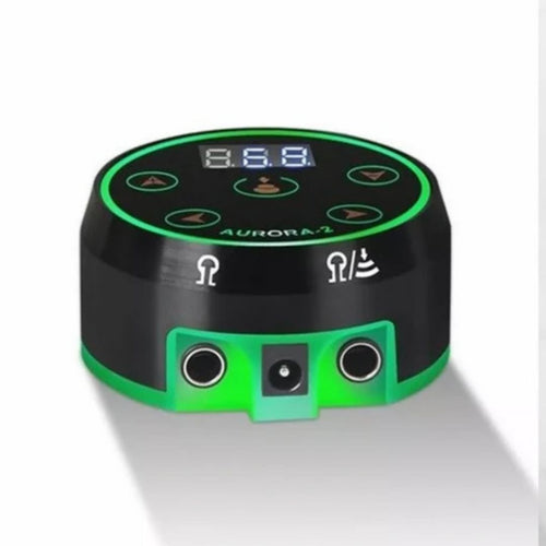 Fuente de alimentación Aurora 2 negra con pantalla LED