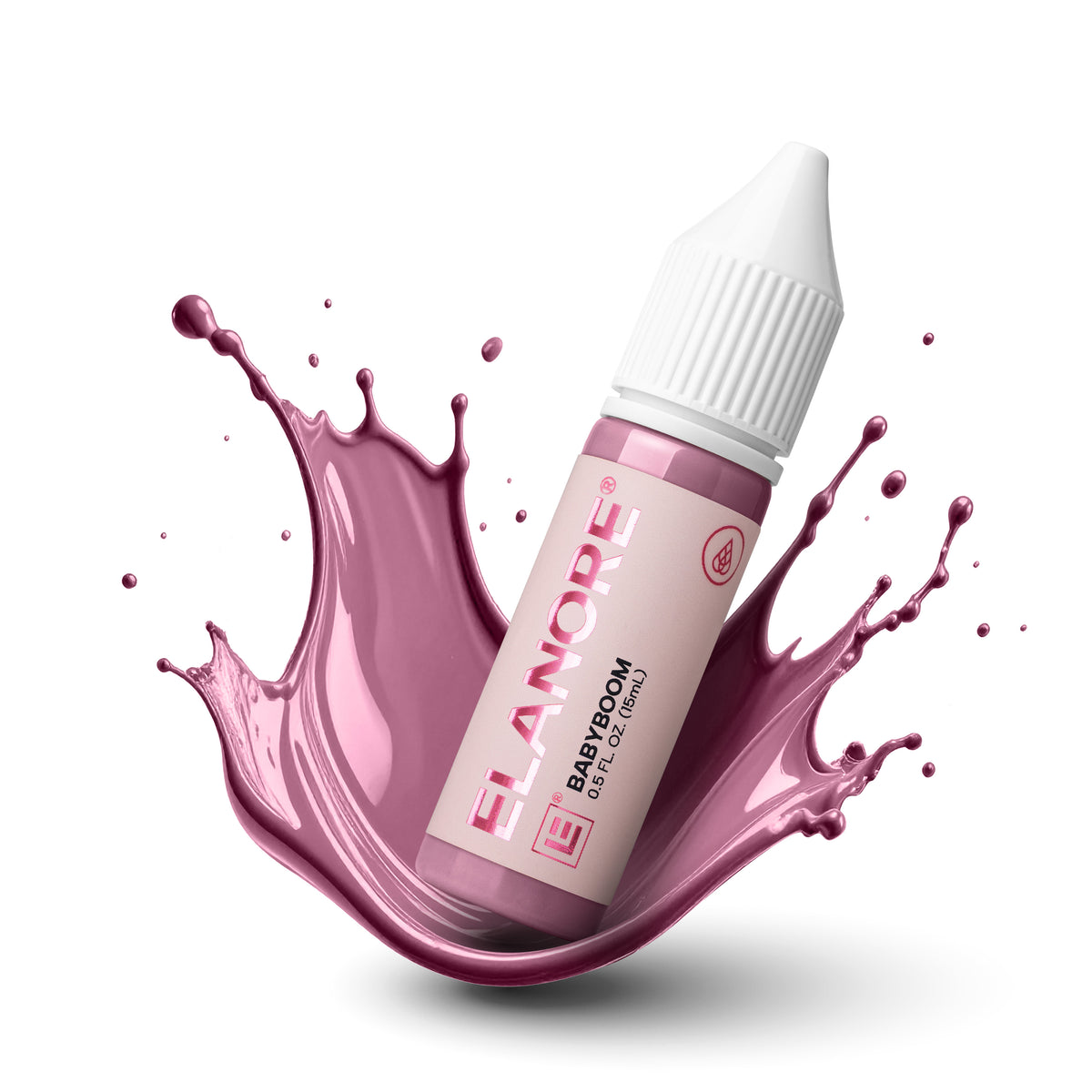 Pigmento PMU labios Elanore 06 Babyboom 15 ml rosa nude suave ideal para ombré y lip blush natural frasco profesional con splash