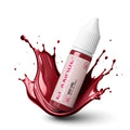 Pigmento PMU labios Elanore Bad Girl 15 ml rojo borgoña intenso subtono frío frasco profesional con splash dinámico