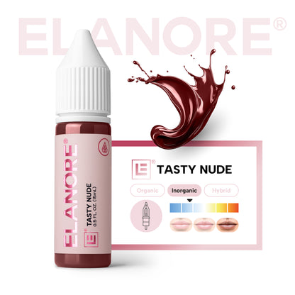 Pigmento PMU Elanore Tasty Nude fórmula inorgánica rojo marrón neutro escala de temperatura nude profundo profesional 15 ml