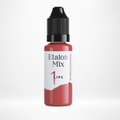 Pigmento PMU para labios Etalon Mix N.º 1 Gentle Kiss rosa neutro frío en frasco profesional sobre fondo blanco