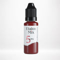Pigmento PMU para labios Etalon Mix N.º 5 Cherry Mousse rojo cereza profundo en frasco profesional sobre fondo blanco