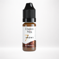Frasco Etalon Mix Brows 7 Pecan pigmento mineral profesional para cejas rubias cabellos grises y fototipos Fitzpatrick 1 y 2