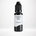 Frasco Etalon Mix Eyelids Black pigmento negro profundo para prácticas de eyeliner gráfico y líneas sobre materiales sintéticos