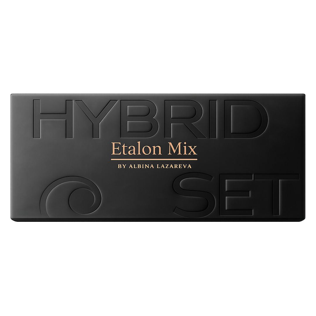 Packaging original cerrado Etalon Mix Hybrid Set para pigmentos híbridos profesionales de micropigmentación de cejas