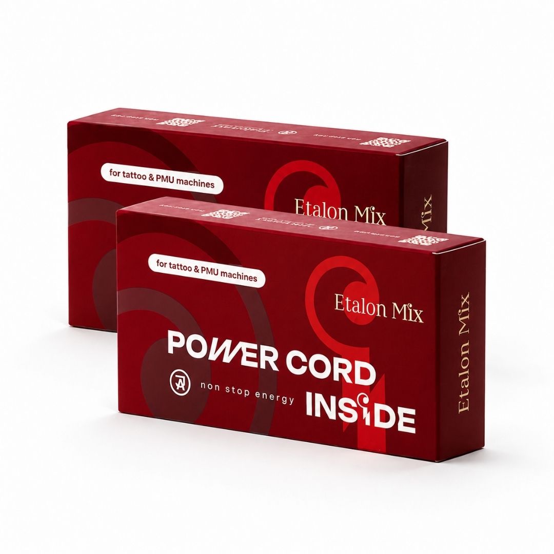 Packaging Etalon Mix Power Cord Jack & Alexx para máquinas PMU y tattoo