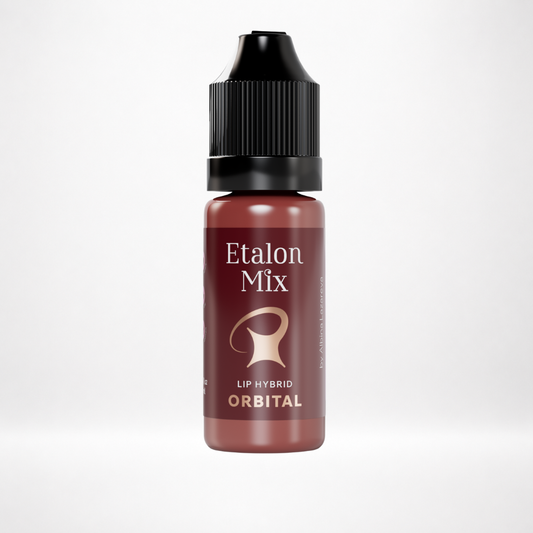 Pigmento híbrido PMU para labios Etalon Mix Orbital rosa neutro intenso en frasco profesional de 10 ml