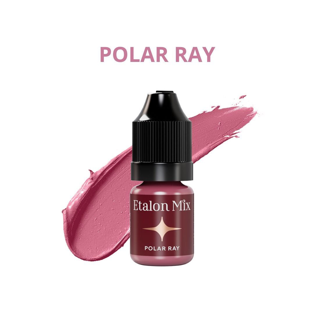 Pigmento PMU para labios Etalon Mix Polar Ray 5 ml. Rosa frío claro híbrido de la colección Favor para lip blush, neutralización y mezclas avanzadas.