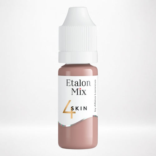 Pigmento Etalon Mix Skin 4 de 10 ml en tono rosa beige con subtono rojo frío.