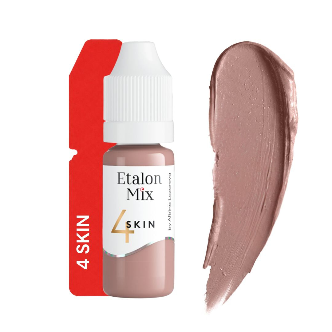 Swatch de Etalon Mix Skin 4, pigmento rosa beige para camuflaje y corrección cromática.