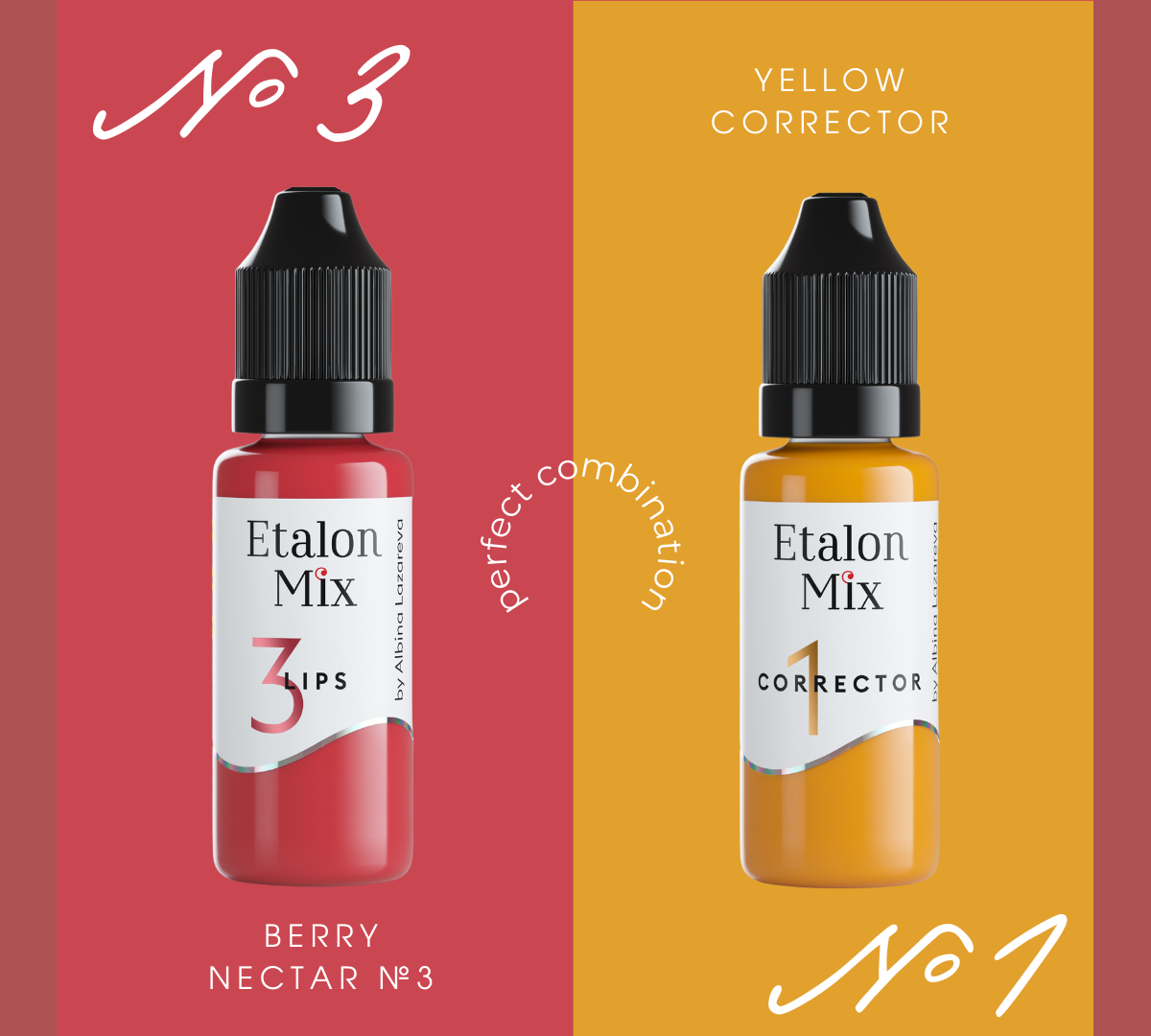 PIGMENTO TRUCCO PERMANENTE LABBRA ETALON MIX - 3  BERRY NECTAR - PMU TREND SHOP
