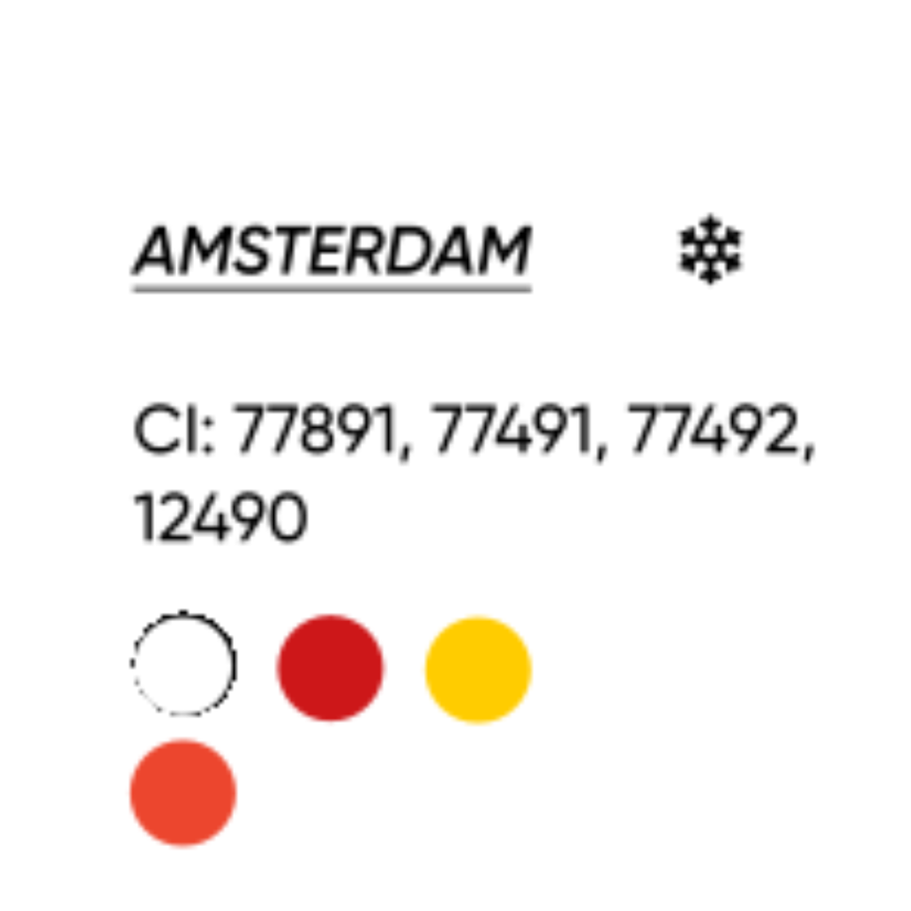 INCI pigmento PMU FACE Amsterdam CI 77891 CI 77491 CI 77492 CI 12490 composición profesional para labios nude rosa frío