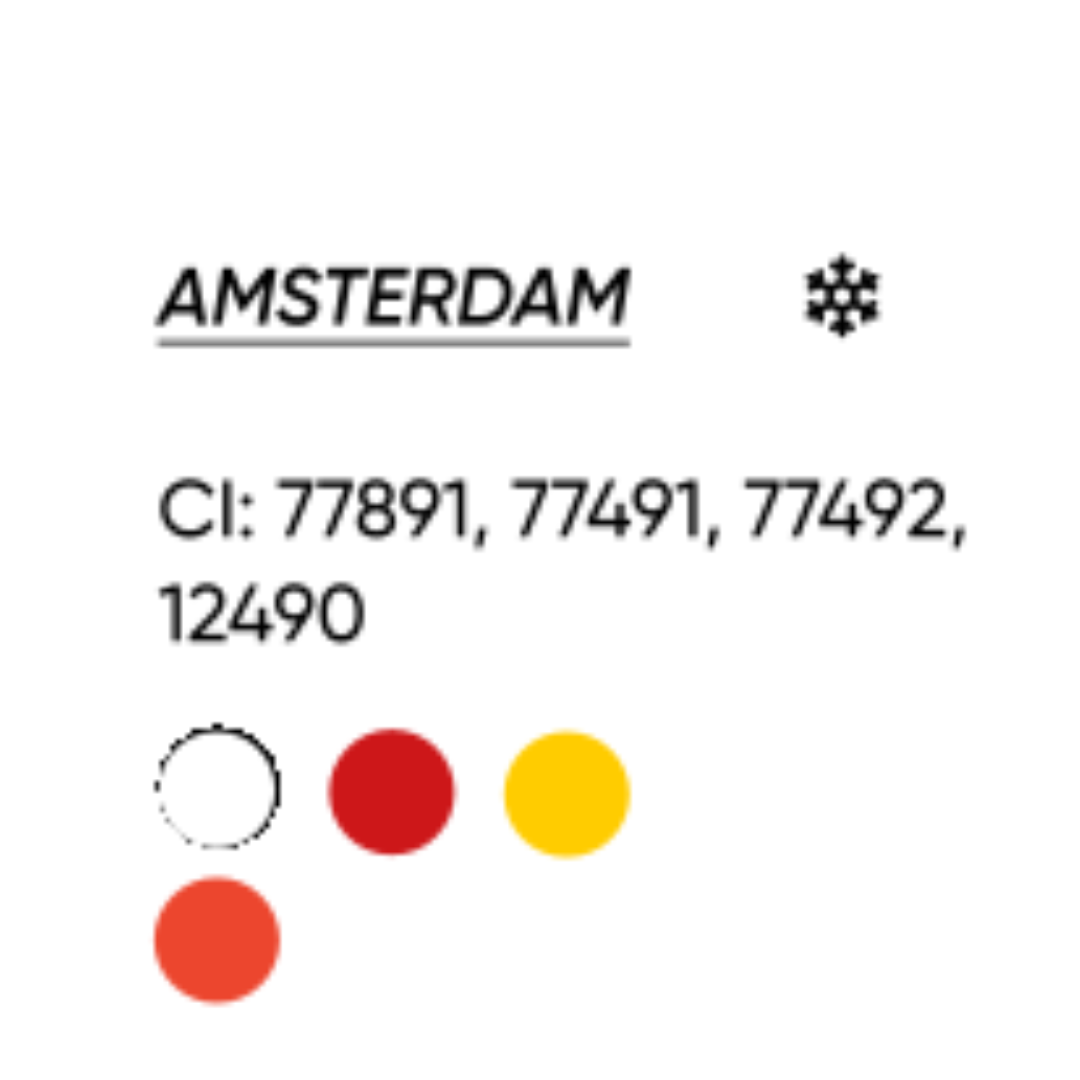 INCI pigmento PMU FACE Amsterdam CI 77891 CI 77491 CI 77492 CI 12490 composición profesional para labios nude rosa frío