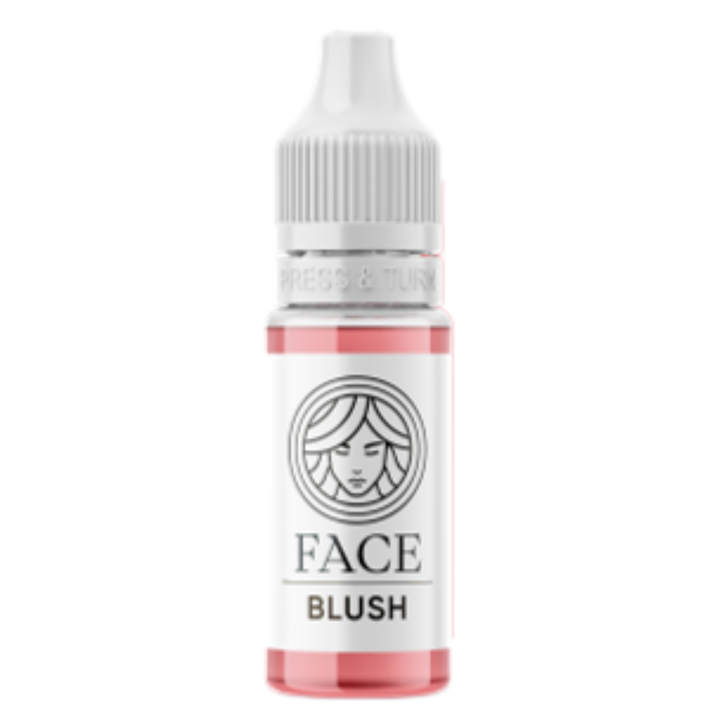 Frasco pigmento PMU labios FACE Blush tono rosa nude neutro producto profesional para lip blush cobertura uniforme