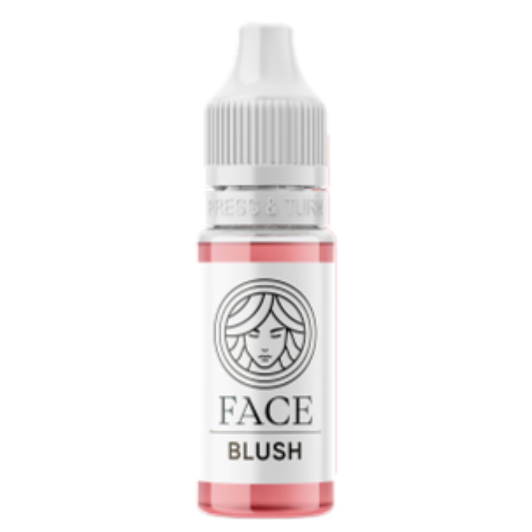 Frasco pigmento PMU labios FACE Blush tono rosa nude neutro producto profesional para lip blush cobertura uniforme