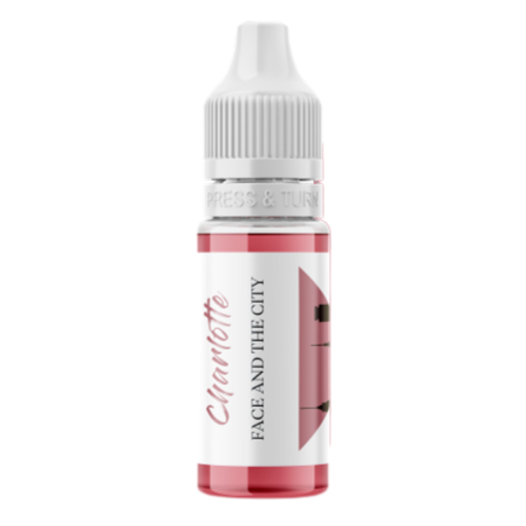 Frasco profesional pigmento PMU labios FACE Charlotte rojo marrón frío para micropigmentación labial