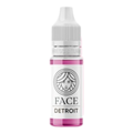 Frasco profesional pigmento PMU FACE Detroit para micropigmentación labial tono berry berenjena frío efecto lipstick sofisticado