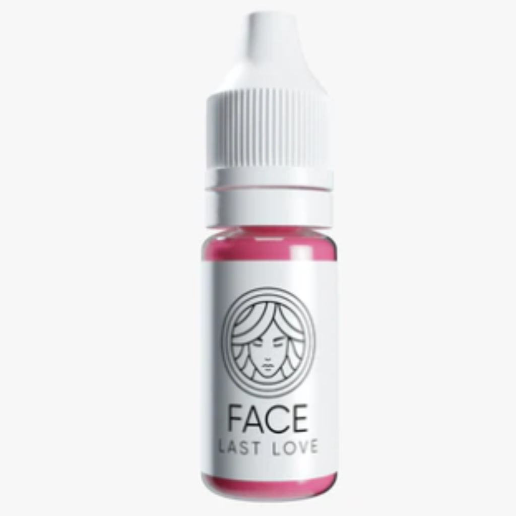 Frasco profesional pigmento PMU FACE Last Love nude rojizo cálido para micropigmentación de labios
