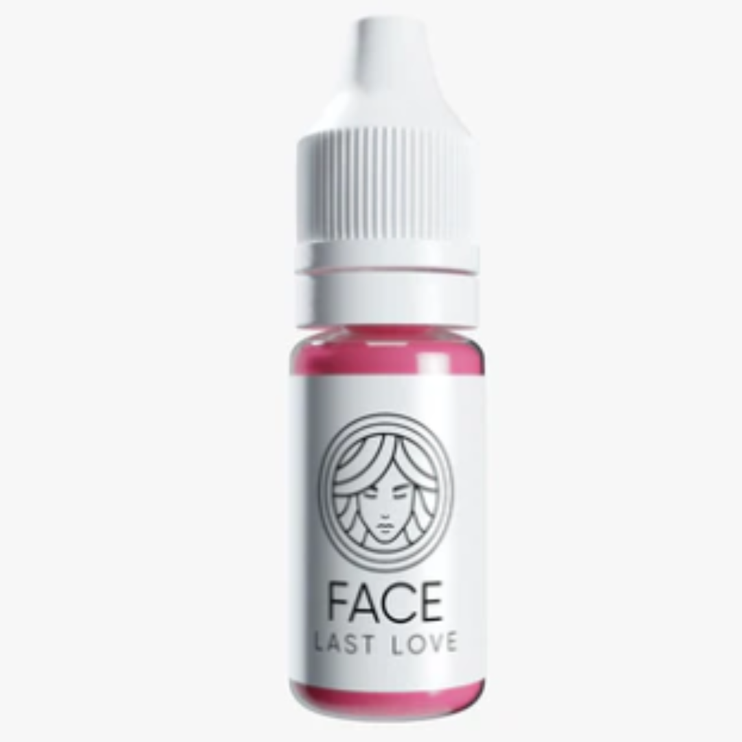 Frasco profesional pigmento PMU FACE Last Love nude rojizo cálido para micropigmentación de labios