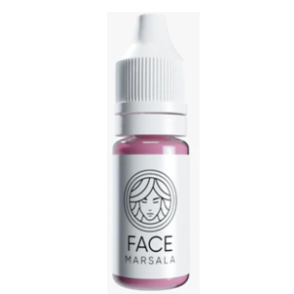 Frasco profesional pigmento PMU FACE Marsala nude frío vinaccia para micropigmentación de labios