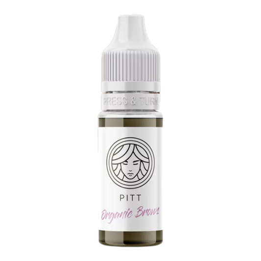 Pigmento PMU FACE Organic Pitt para cejas rubias naturales tono beige neutro híbrido profesional para micropigmentación