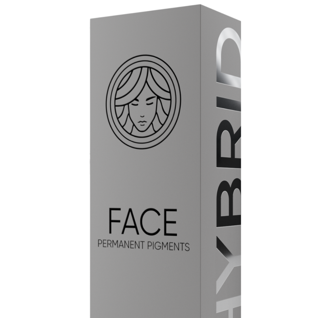 Packaging original pigmento PMU FACE Quartz para labios rosa nude puro formato profesional 6 ml y 12 ml