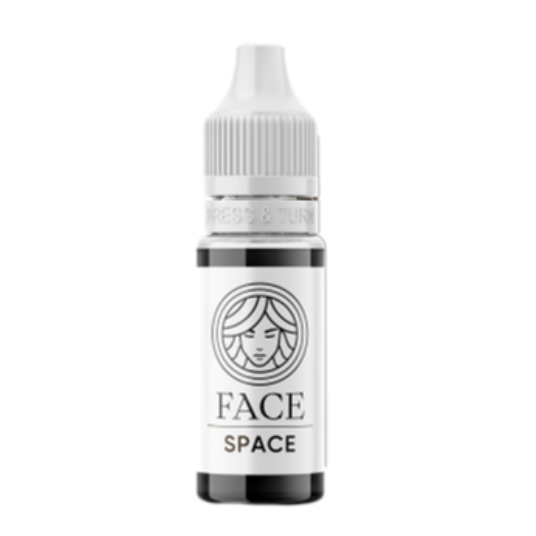 Pigmento híbrido FACE Space negro intenso para eyeliner PMU y definición profesional de ojos