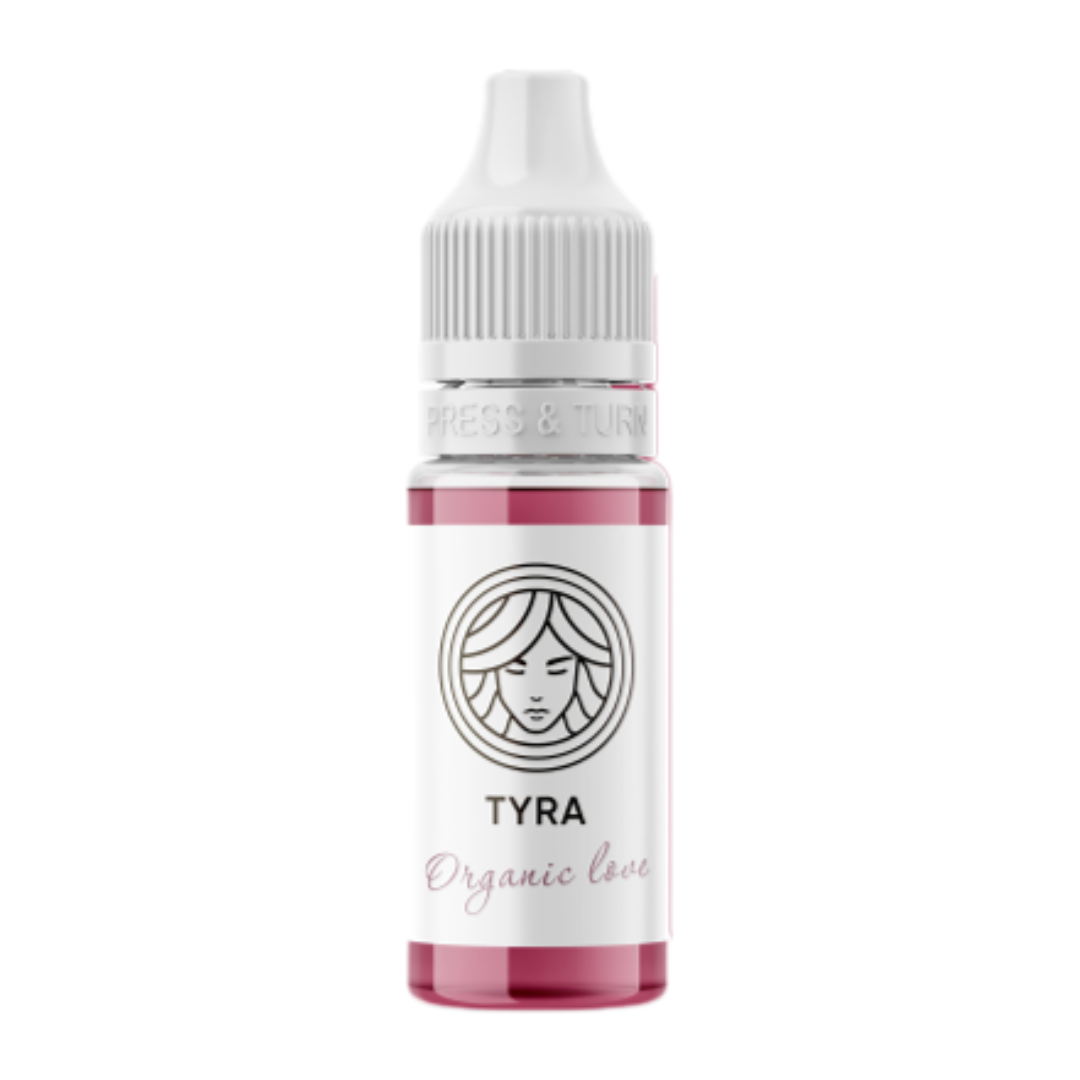 Pigmento PMU labios FACE Tyra botella profesional tonalidad uva fría alta concentración micropigmentación