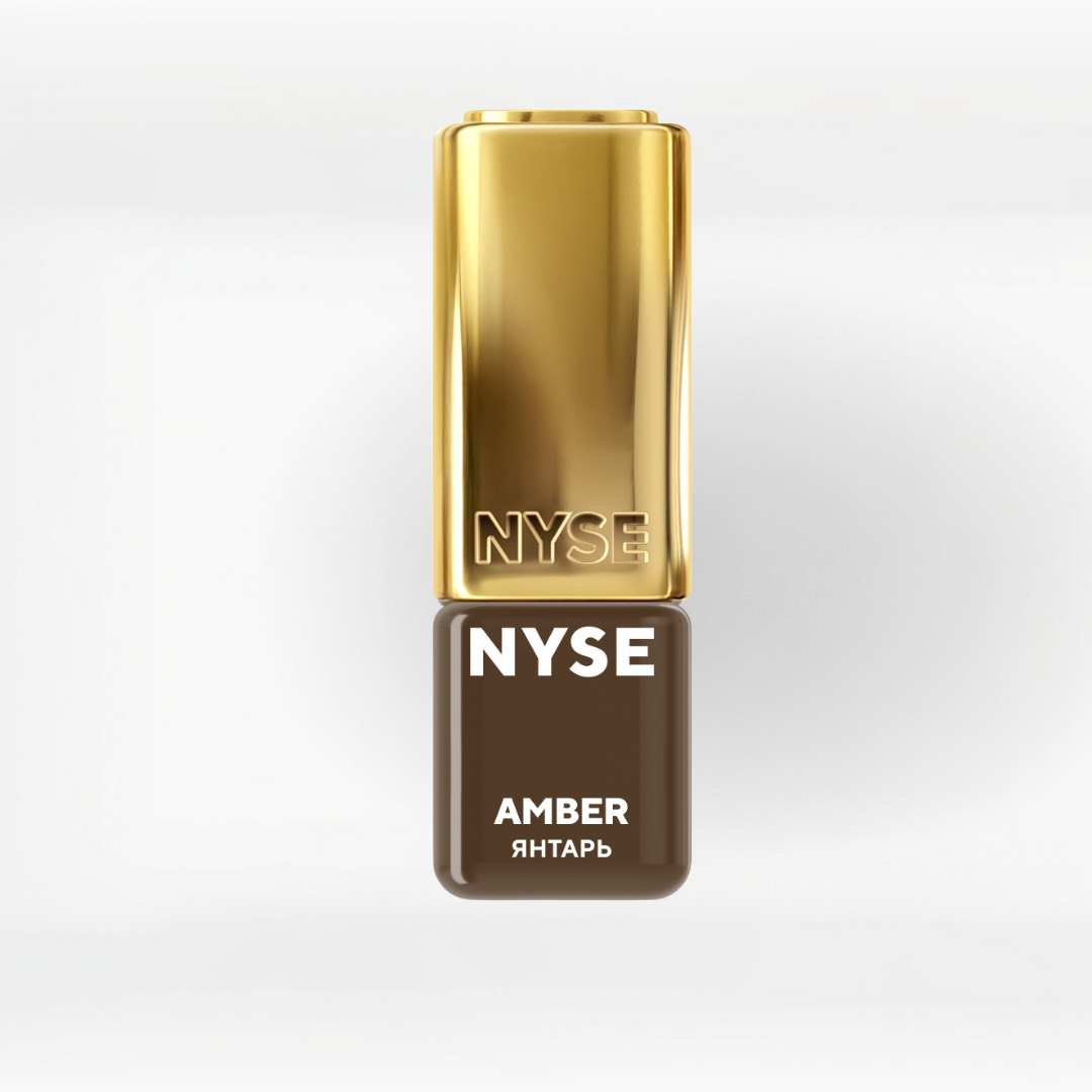 Pigmento PMU cejas NYSE Amber frasco original 5 ml marrón cálido ambarino profesional