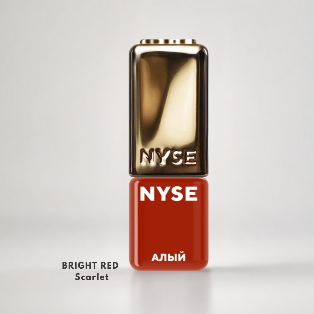 Pigmento PMU para labios NYSE Bright Red Scarlet rojo vivo e intenso en frasco profesional para maquillaje permanente