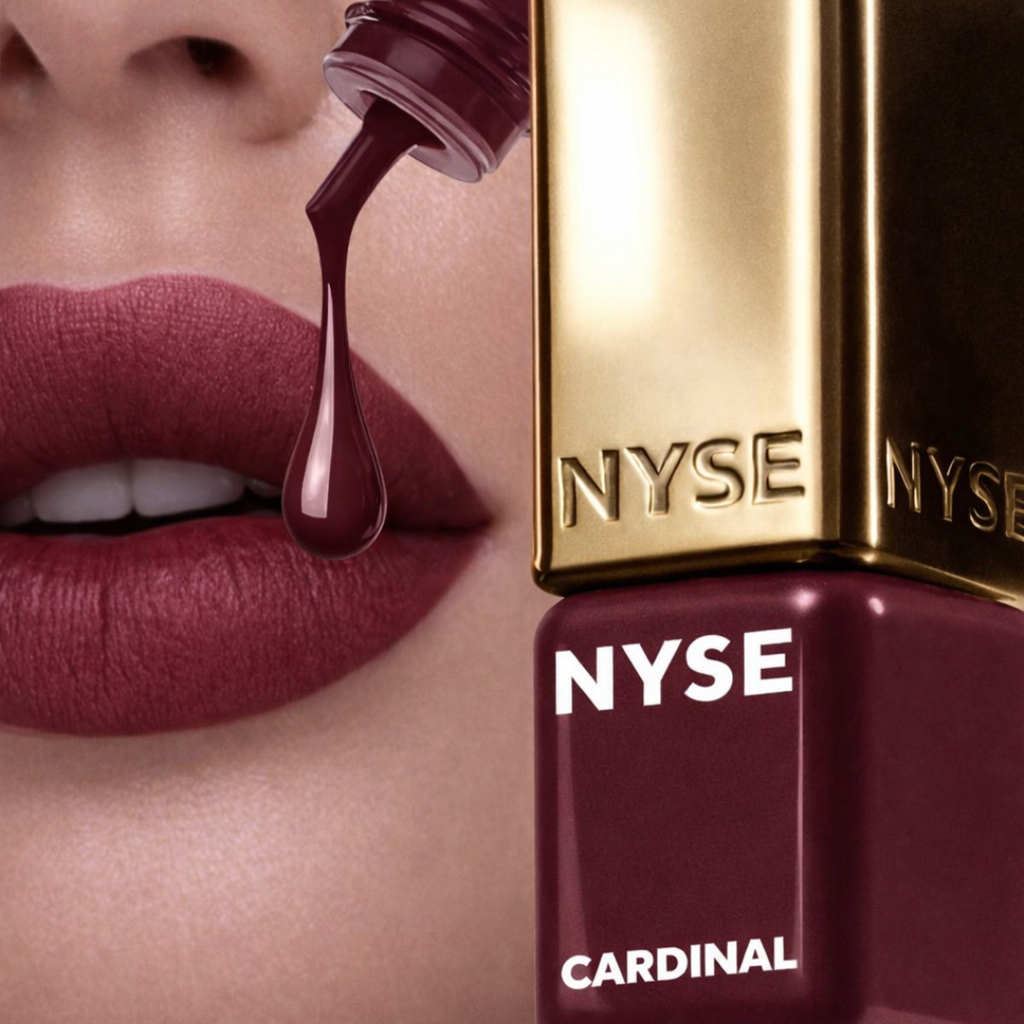 Aplicación pigmento PMU NYSE Cardinal efecto natural cubriente marrón rosa frío técnica lipstick profesional