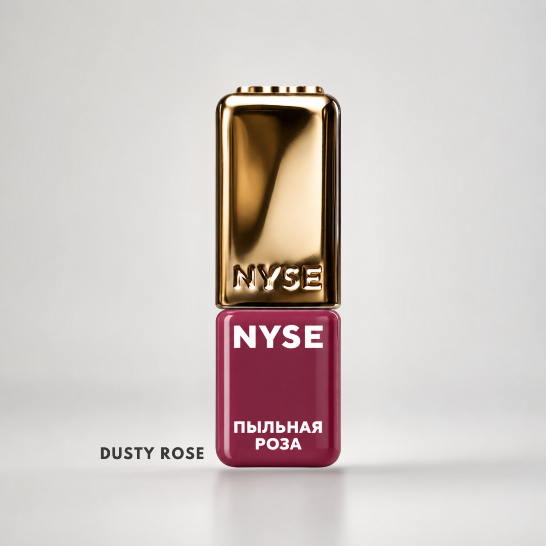 Packaging original NYSE Dusty Rose pigmento híbrido profesional para labios rosa nude malva frío formato 5 ml