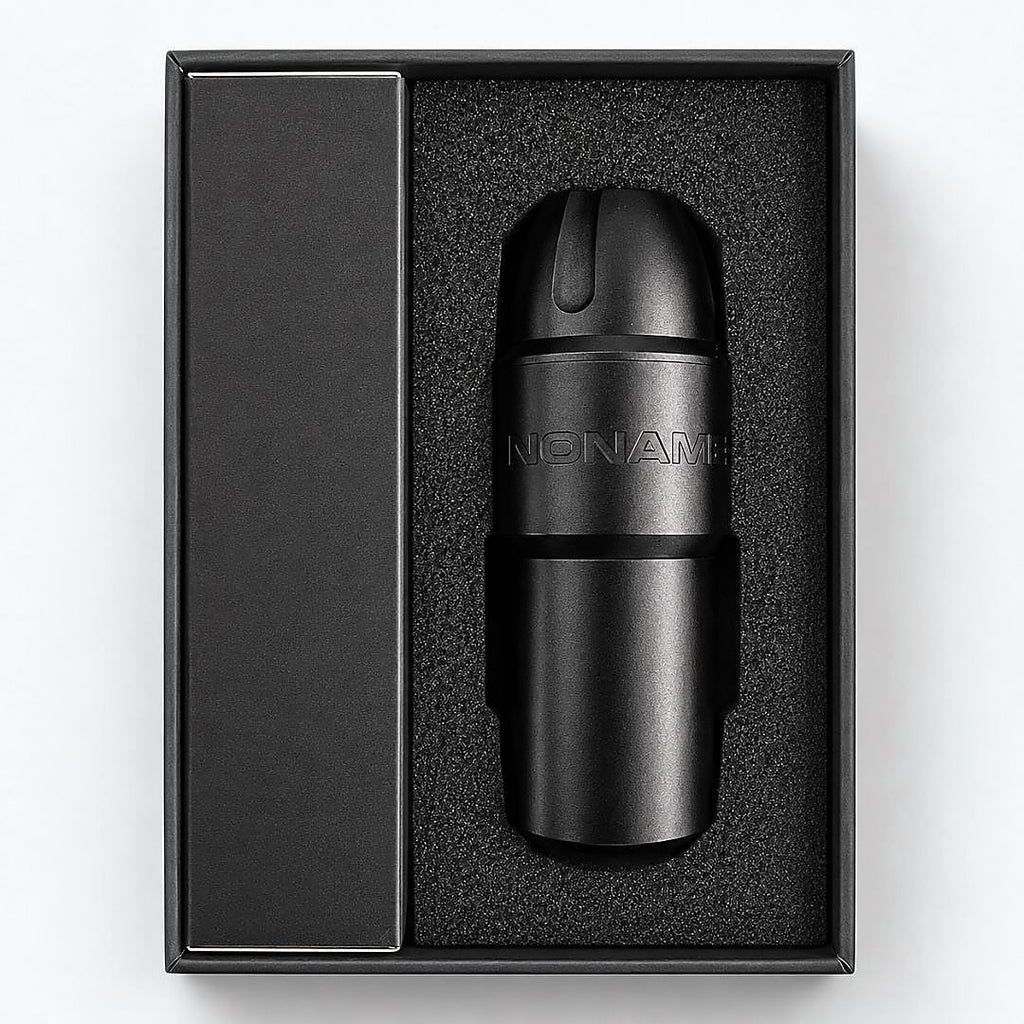 Máquina PMU NYSE NoName negra Stroke 4.0 presentada en su packaging para micropigmentación profesional