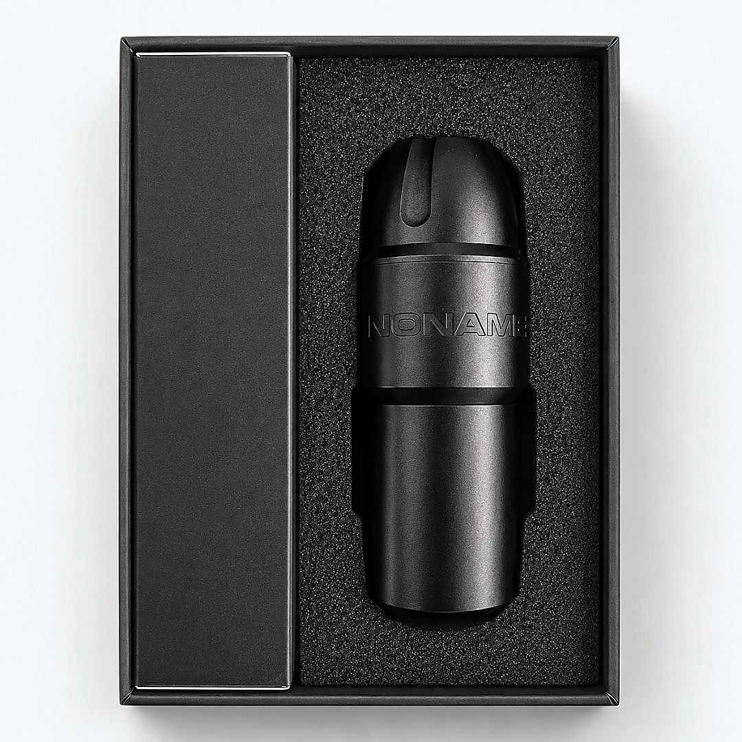 Máquina PMU NYSE NoName negra Stroke 4.0 presentada en su packaging para micropigmentación profesional