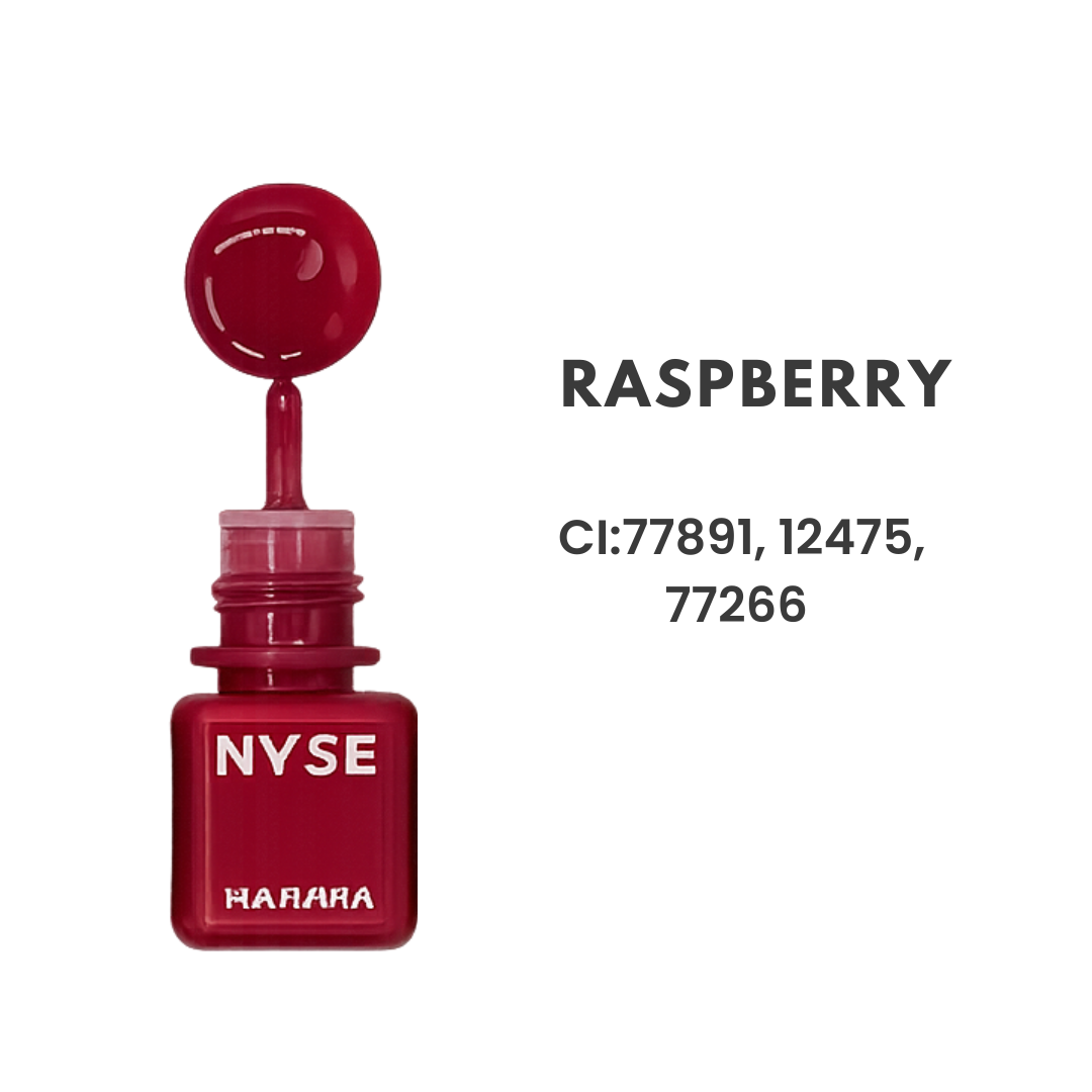 Pigmento NYSE Raspberry para labios PMU con referencia INCI CI 77891 CI 12475 CI 77266 tono rosa frambuesa