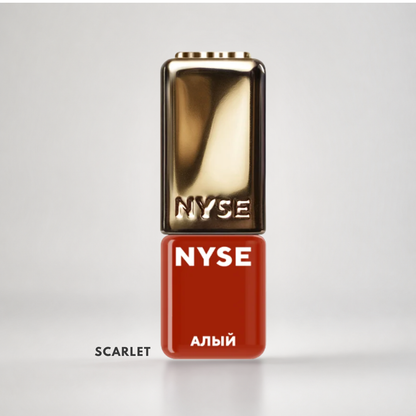 Packaging original NYSE Scarlet pigmento híbrido profesional para labios PMU rojo escarlata formato 5 ml