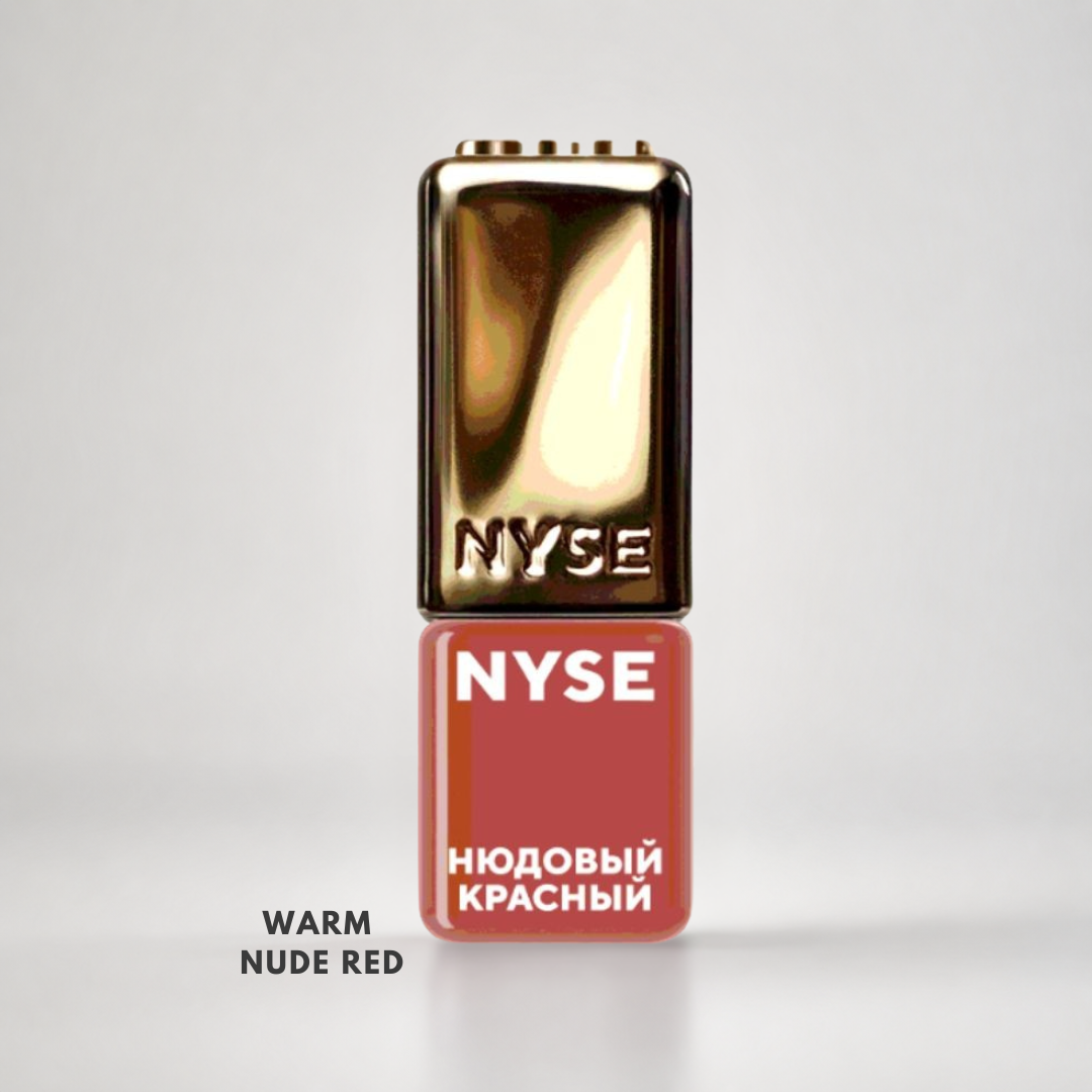 Packaging original NYSE Warm Nude Red pigmento híbrido nude cálido para micropigmentación de labios 5 ml