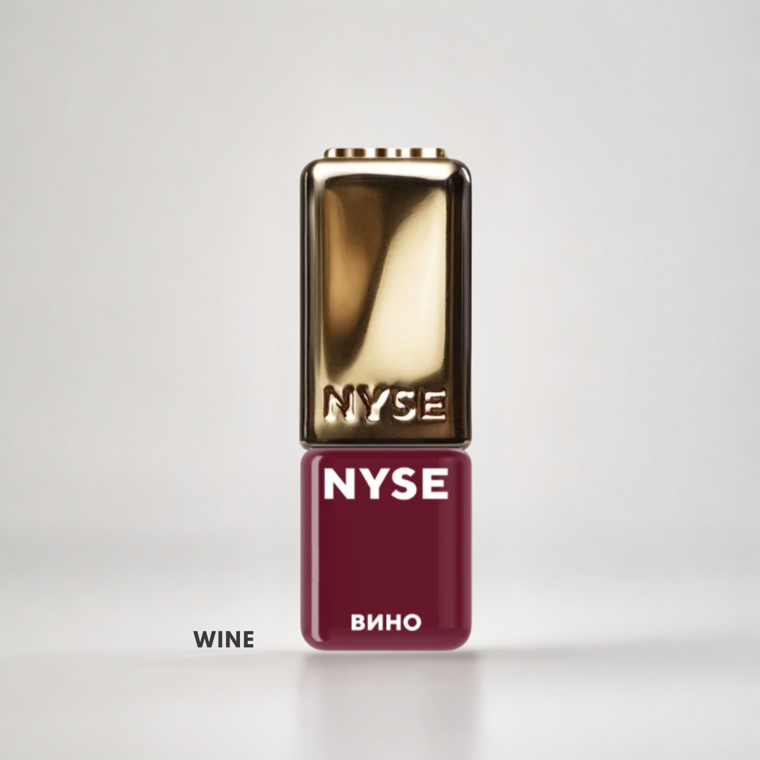 Pigmento PMU para labios NYSE Wine en tono borgoña profundo, frasco profesional para maquillaje permanente