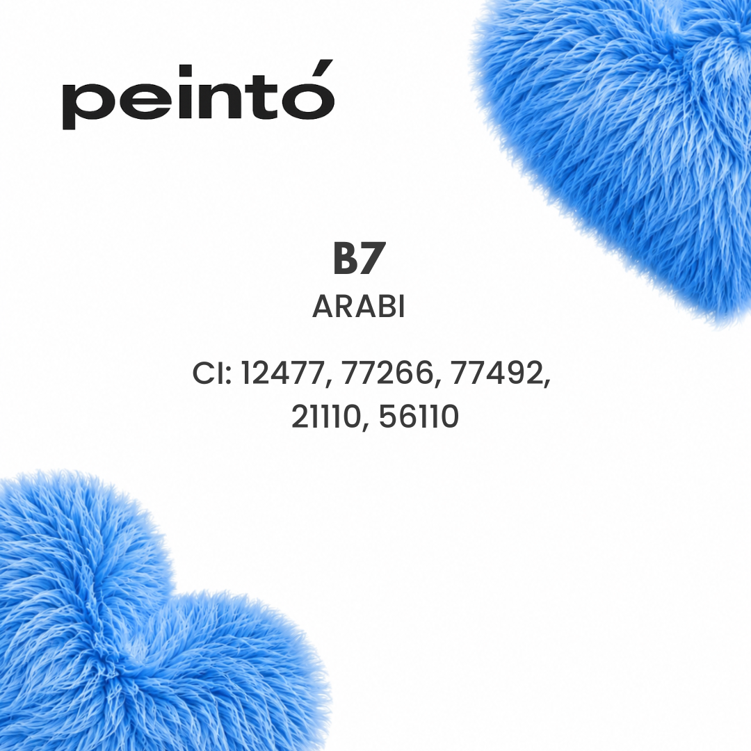 Ficha técnica del pigmento híbrido Peintó B7 Arabica para cejas tono marrón extra oscuro sobre base cálida indicado para micropigmentación profesional