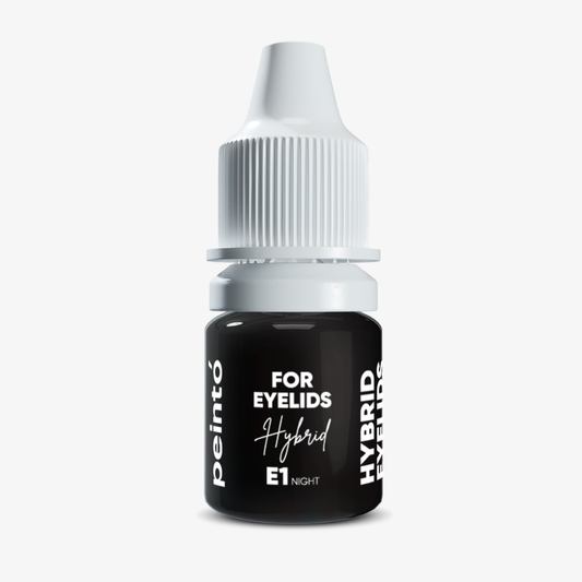 Pigmento Peintó E1 Night negro intenso para eyeliner permanente y línea interciliar frasco profesional original disponible en 5 ml y 10 ml