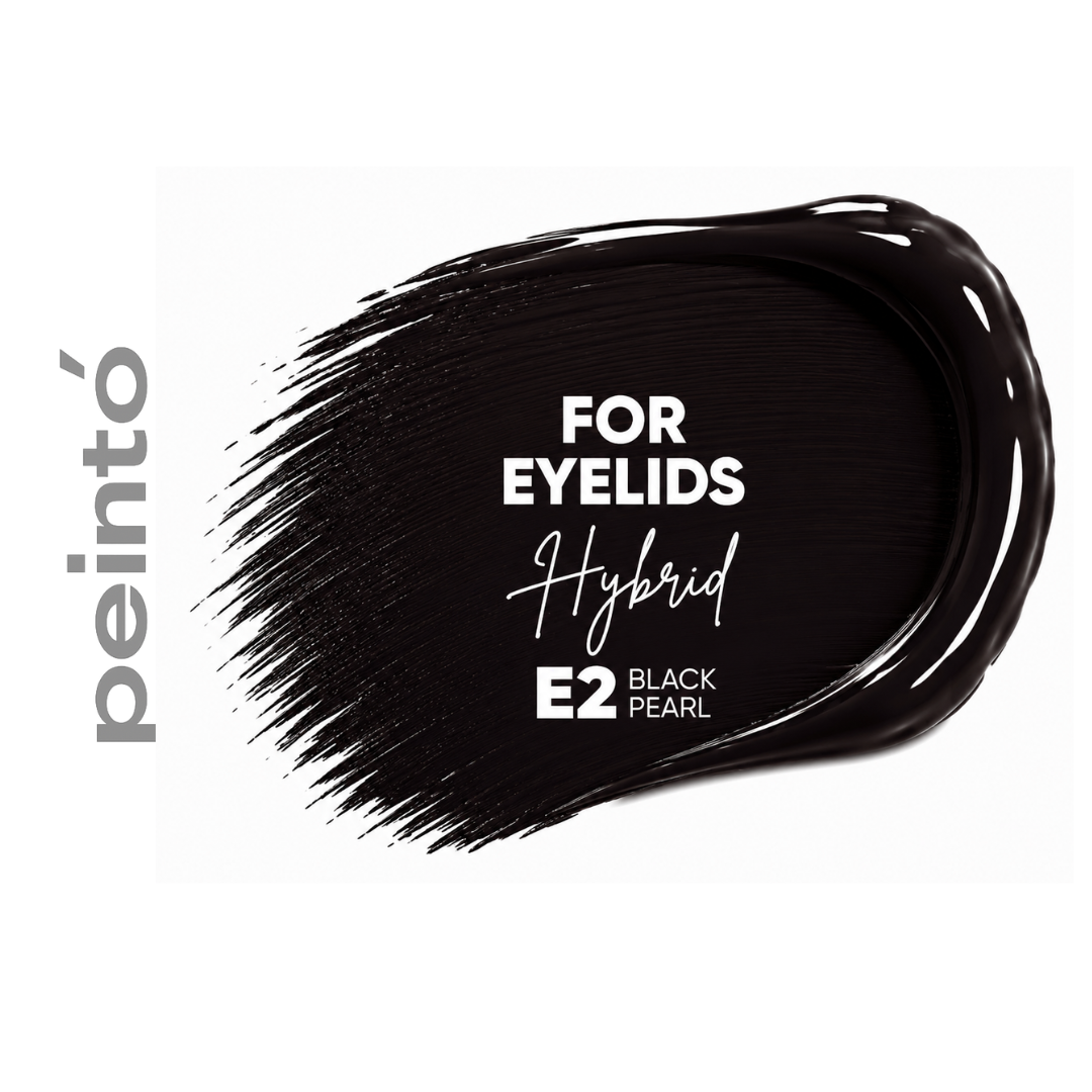 Textura pigmento PMU Peintó E2 Black Pearl marrón oscuro neutro para eyeliner permanente y micropigmentación profesional de ojos