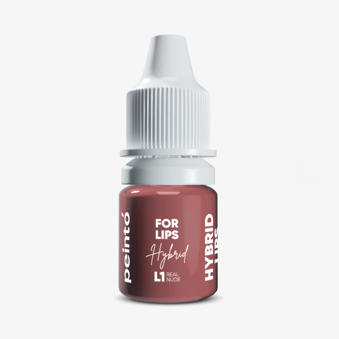Pigmento PMU Peintó Hybrid L1 Real Nude tono rosa nude cálido para labios naturales y técnicas lip blush profesionales