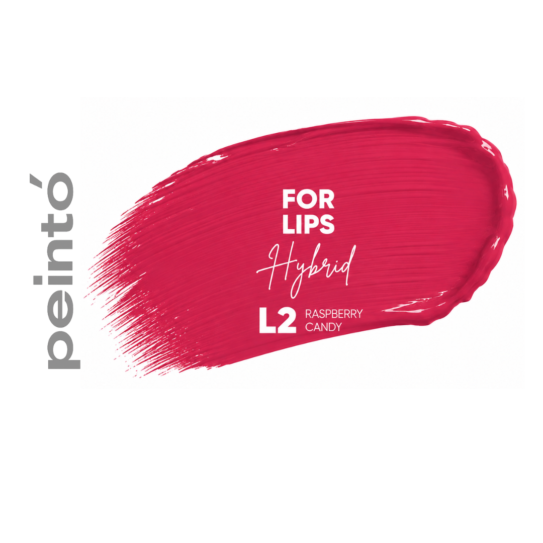 Pigmento PMU para labios Peinto L12 Raspberry Candy fórmula híbrida rosa fucsia neutro frasco profesional para micropigmentación labial