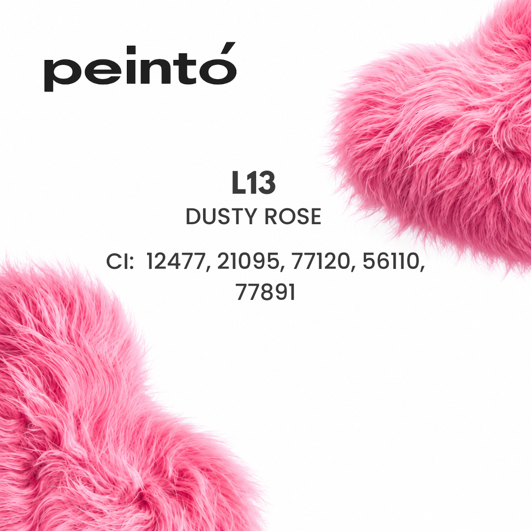 INCI pigmento PMU Peinto L13 Dusty Rose CI 12477 CI 21095 CI 77120 CI 56110 CI 77891 composición profesional para micropigmentación de labios