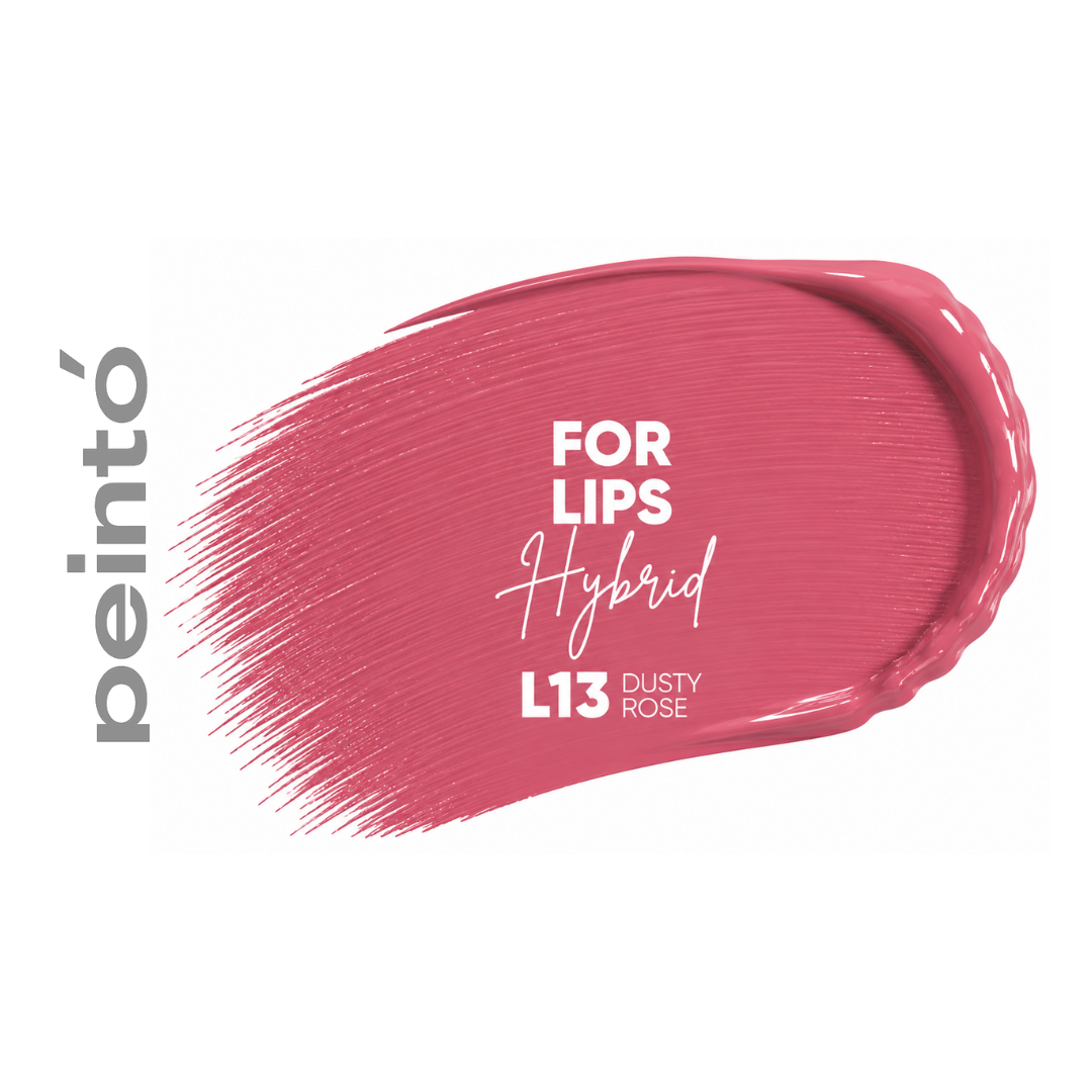 Textura pigmento PMU Peinto L13 Dusty Rose color rosa antiguo nude cálido efecto lipstick suave para micropigmentación profesional de labios