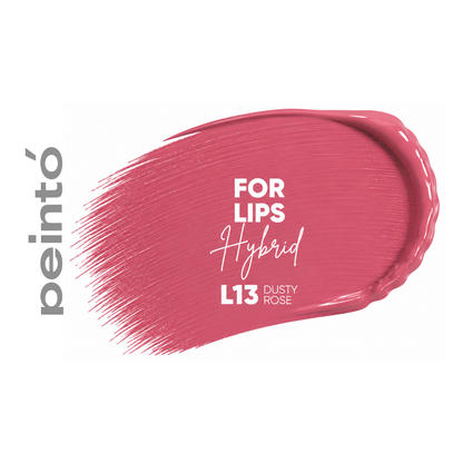 Textura pigmento PMU Peinto L13 Dusty Rose color rosa antiguo nude cálido efecto lipstick suave para micropigmentación profesional de labios