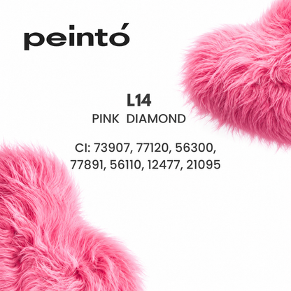 INCI pigmento PMU Peinto L14 Pink Diamond CI 73907 CI 77120 CI 56300 CI 77891 CI 56110 composición profesional para labios