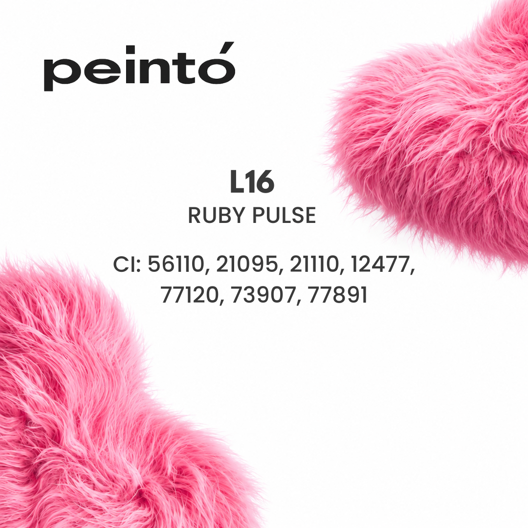 INCI pigmento PMU Peinto L16 Ruby Pulse CI 56110 CI 73907 CI 77891 composición profesional para micropigmentación labial